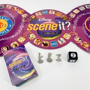 Disney Scene It DVD Board Game Replacement Parts: Game Board, Tokens, Die, Cards